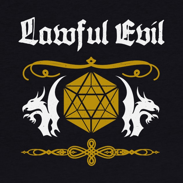 RPG Lawful Evil Roleplaying Pen & Paper Gamer by Foxxy Merch